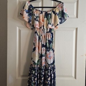 Off the Shoulder Maxi Dress
